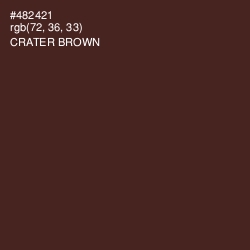 #482421 - Crater Brown Color Image